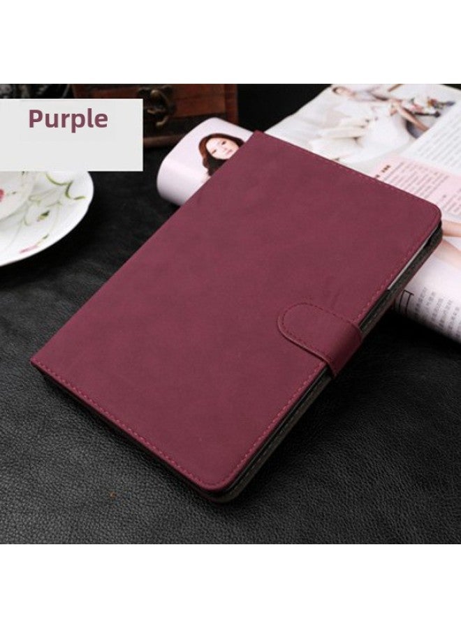 Vintage Protective Case For 2022 Ipad 9/10 10.2/10.5 Inch Tablet 2021 Pro 11 Air 5-Color:Purple 】-Applicable Model:ipad2/3/4 Universal - Image 1